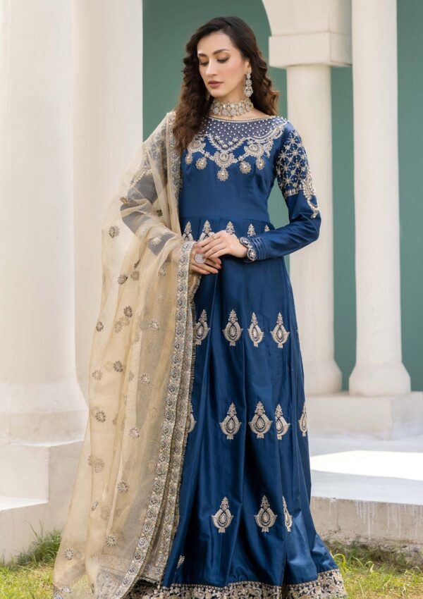 Meem Handwork Mcs 3 Blue Prism Cotton Sateen