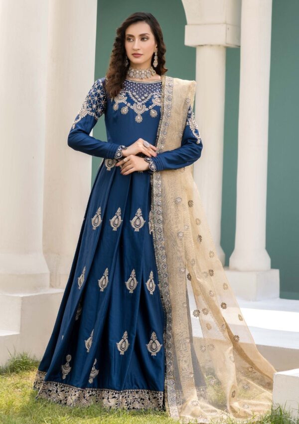 Meem Handwork Mcs 3 Blue Prism Cotton Sateen