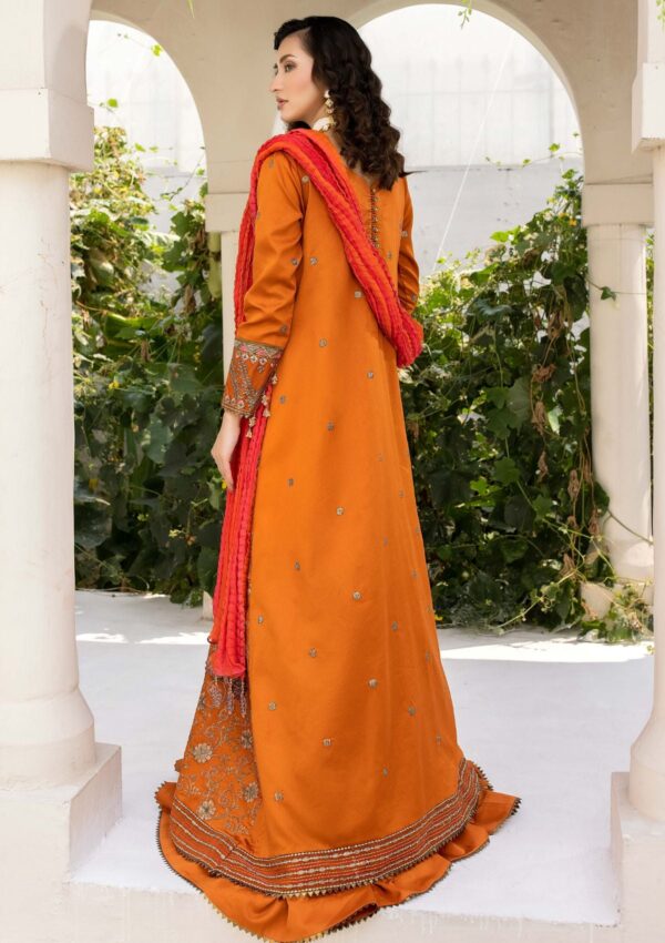 Meem Handwork Mcs 5 Brunt Orange Cotton Sateen