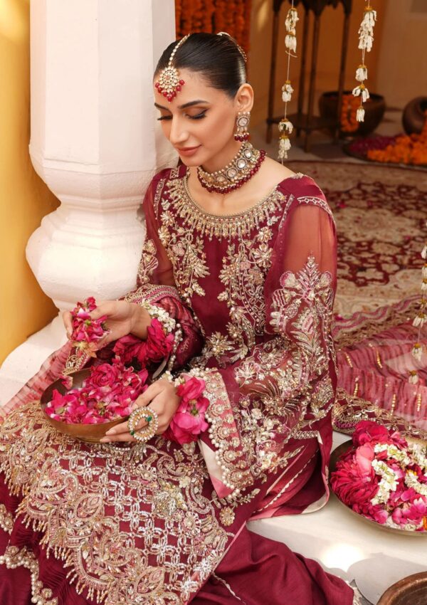 Mehak Yaqoob Ml24 04 Jazzberry Luxury Formals Wedding Collection - Image 3