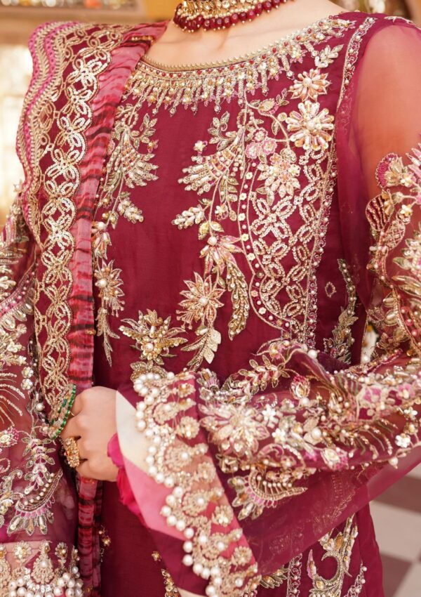 Mehak Yaqoob Ml24 04 Jazzberry Luxury Formals Wedding Collection - Image 4