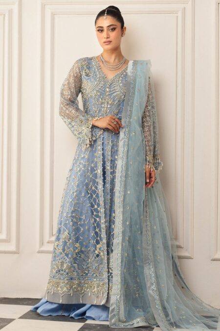 Mushq Aura Debut Wedding Msq24 04 Periwinkle Hemline
