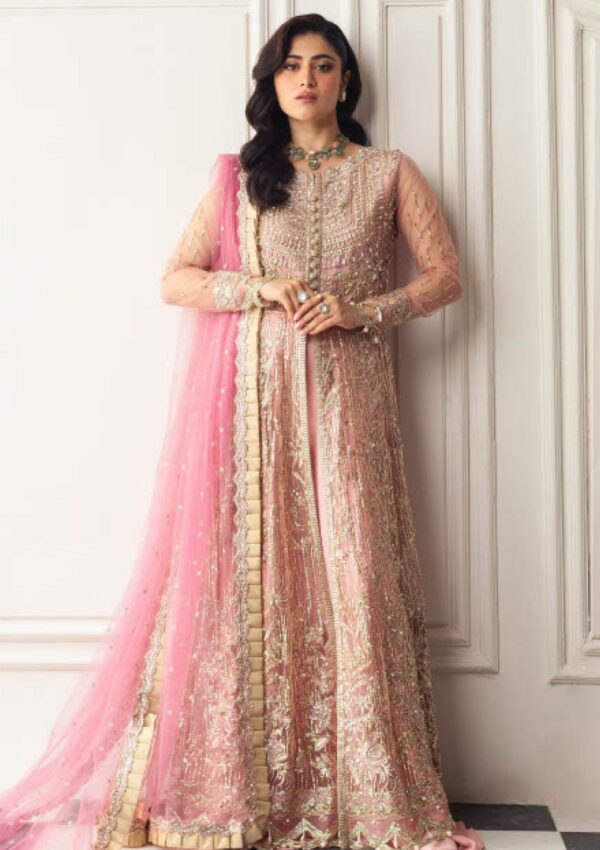 Mushq Aura Debut Wedding Msq24 08 Amaranth Hemline Formal Collection - Image 3