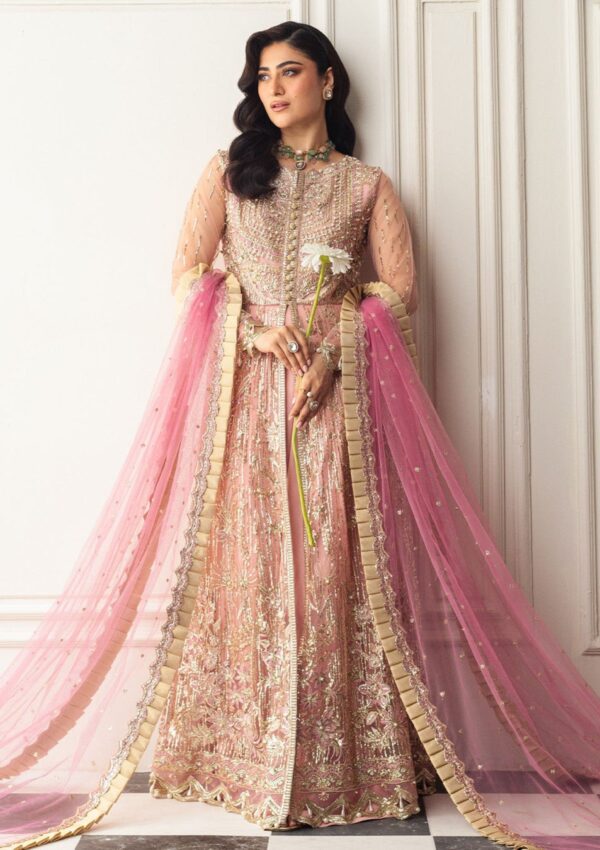 Mushq Aura Debut Wedding Msq24 08 Amaranth Hemline Formal Collection