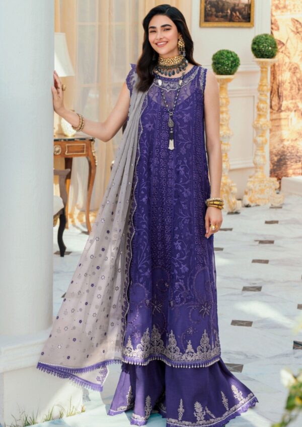 Noor Chiffon Laserkari D 4 Saadia Asad