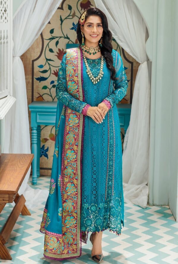 Noor Chiffon Laserkari D 5 Saadia Asad