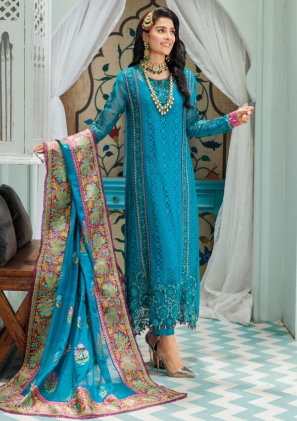 Noor Chiffon Laserkari D 5 Saadia Asad