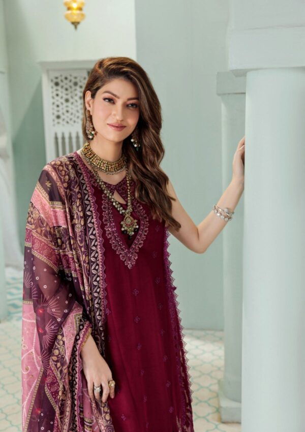 Noor Chiffon Laserkari D 6 Saadia Asad