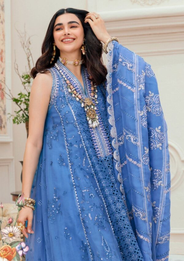 Noor Chiffon Laserkari D 7 Saadia Asad