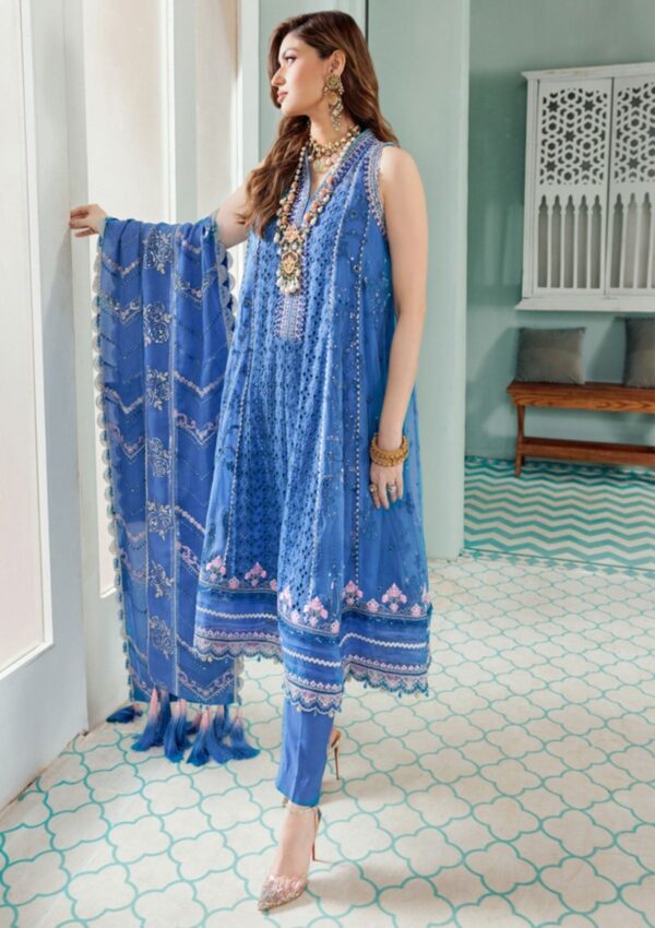 Noor Chiffon Laserkari D 7 Saadia Asad