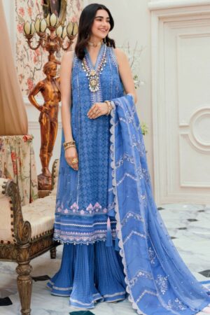 Noor Chiffon Laserkari D 7 Saadia Asad