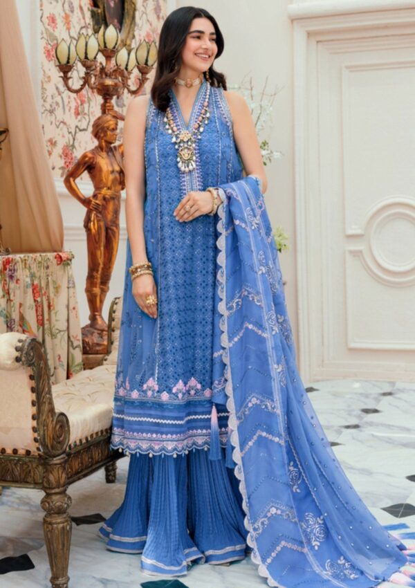 Noor Chiffon Laserkari D 7 Saadia Asad