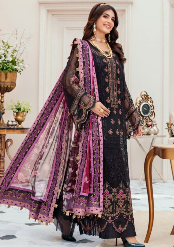 Noor Chiffon Laserkari D 8 Saadia Asad