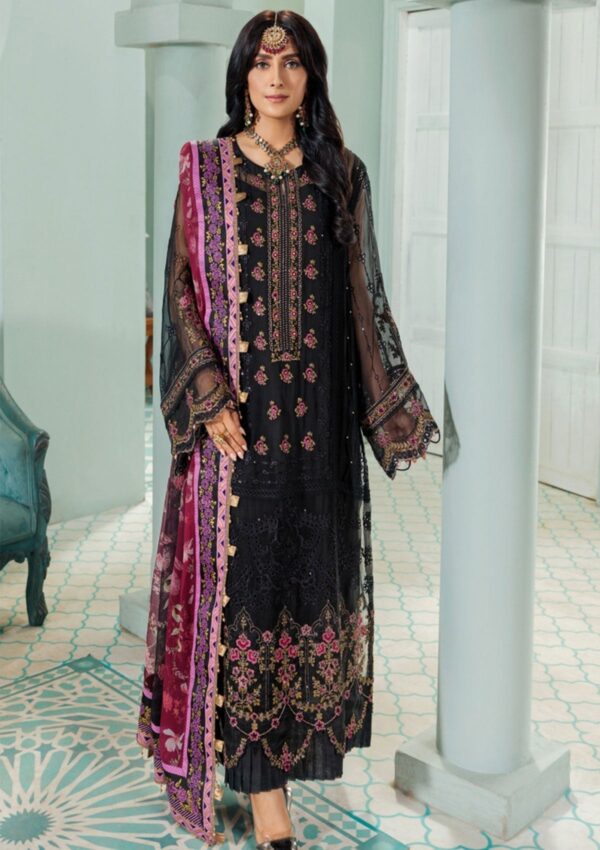 Noor Chiffon Laserkari D 8 Saadia Asad