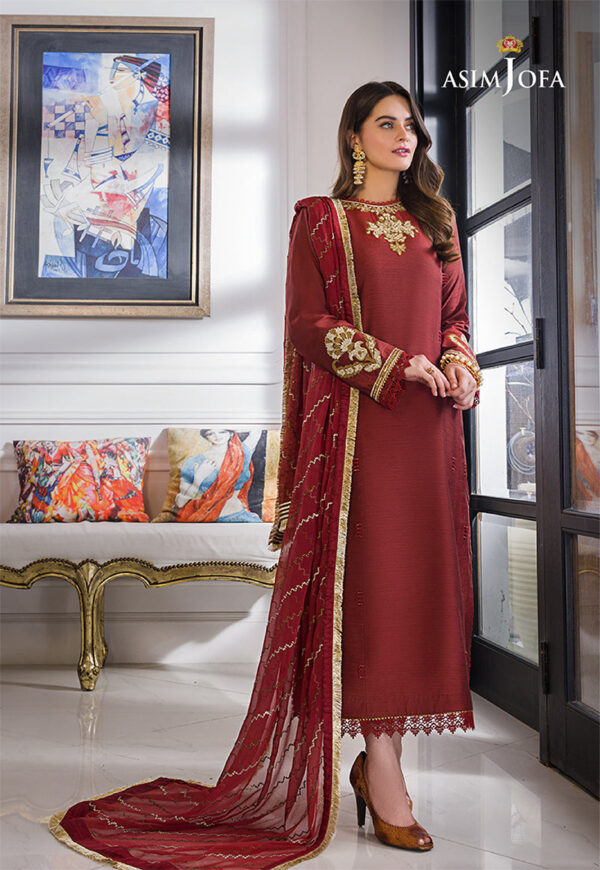 Asim Jofa Ajim-12 Embroidered