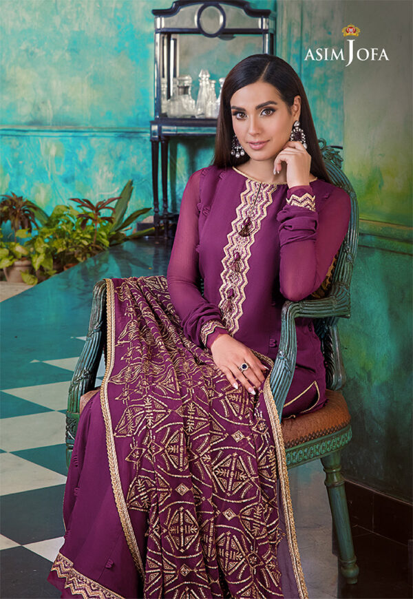 Asim Jofa Ajim-19 Embroidered