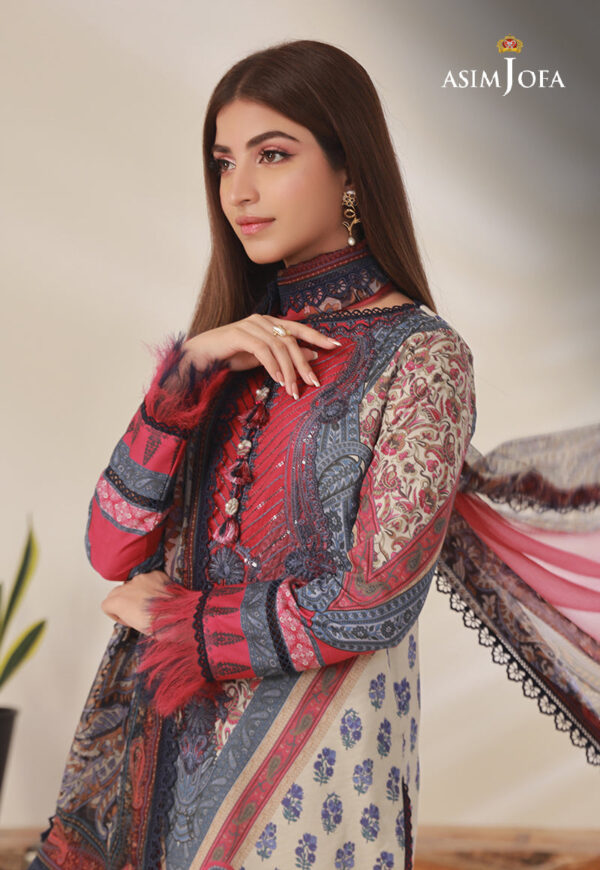 Asim Jofa Ajbp-14 Embroidered Cambric