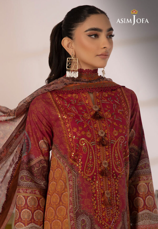 Asim Jofa Ajbp-15 Embroidered Cambric