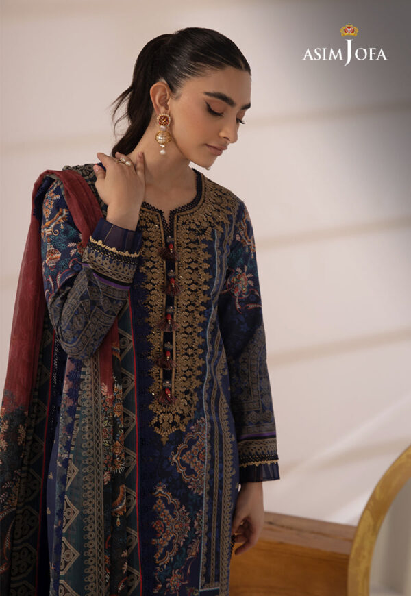 Asim Jofa Ajbp-13 Embroidered Cambric