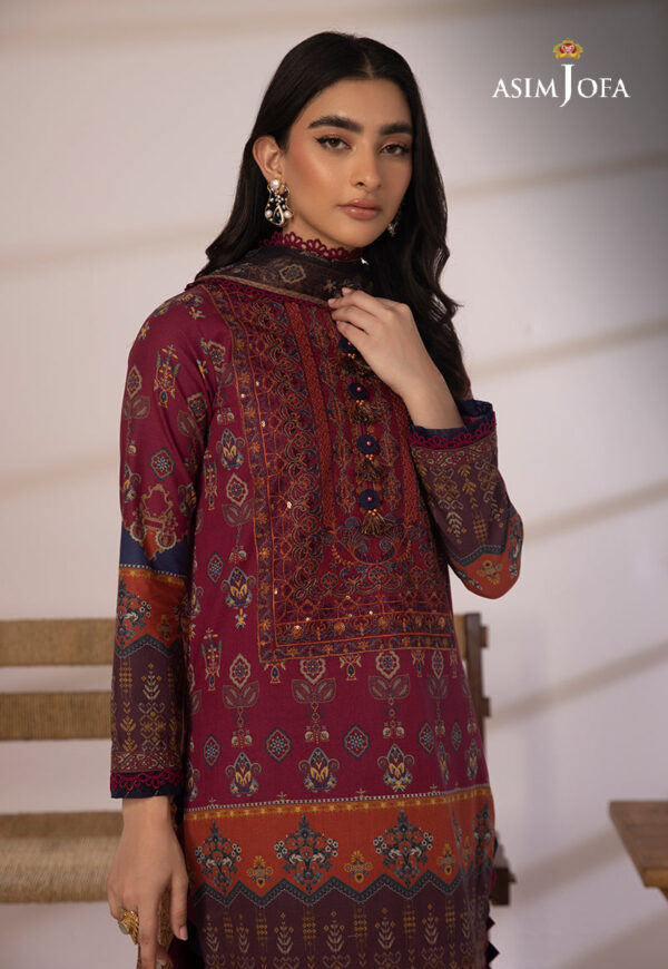 Asim Jofa Ajbp-16 Embroidered Cambric