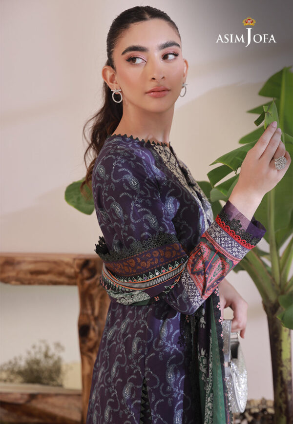 Asim Jofa Ajbp-07 Embroidered Cambric