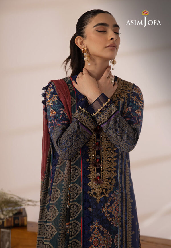 Asim Jofa Ajbp-13 Embroidered Cambric