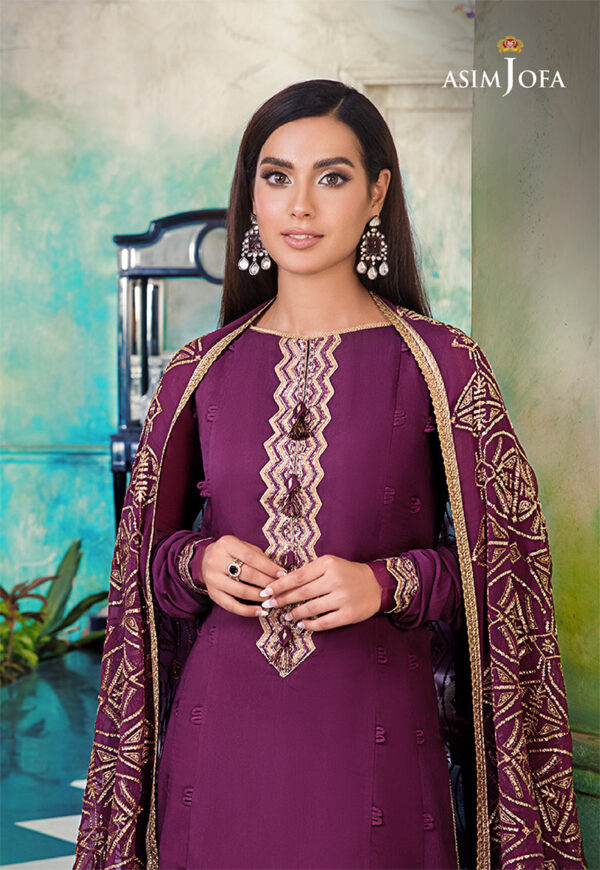 Asim Jofa Ajim-19 Embroidered
