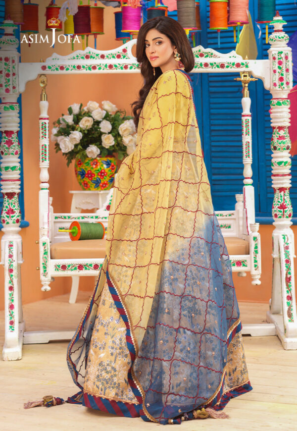 Asim Jofa Ajfc-68 Embroidered Viscose Raw Silk