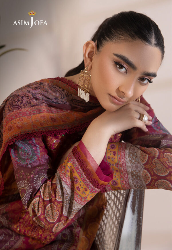 Asim Jofa Ajbp-15 Embroidered Cambric