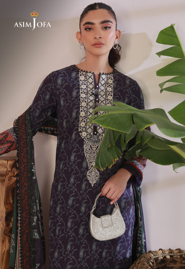 Asim Jofa Ajbp-07 Embroidered Cambric