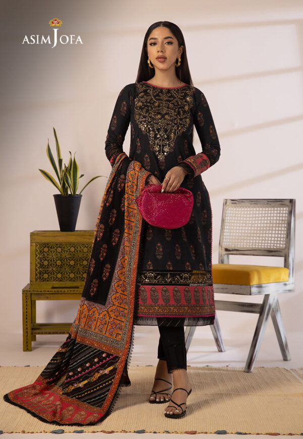 Asim Jofa Ajbp-09 Embroidered Cambric