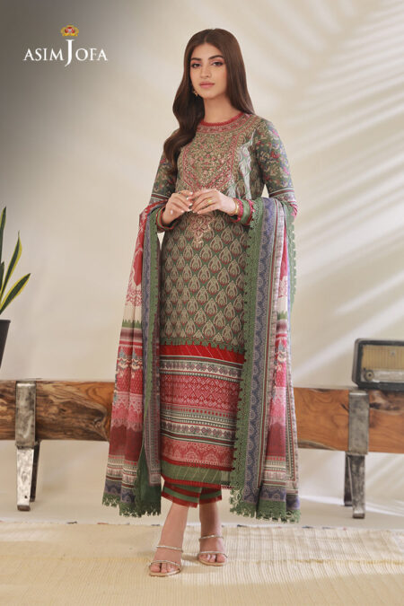 Asim Jofa Ajbp-08 Embroidered