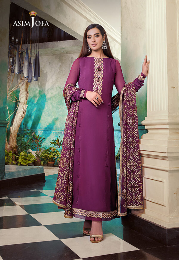 Asim Jofa Ajim-19 Embroidered