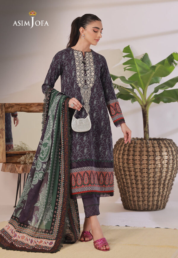 Asim Jofa Ajbp-07 Embroidered Cambric
