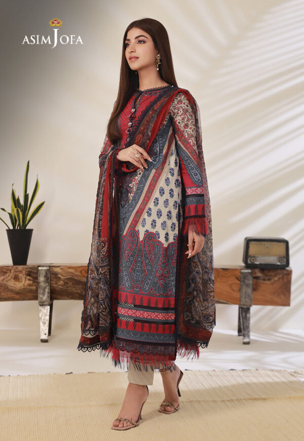 Asim Jofa Ajbp-14 Embroidered Cambric