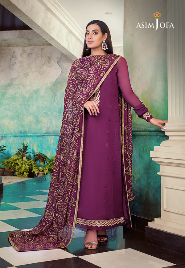 Asim Jofa Ajim-19 Embroidered