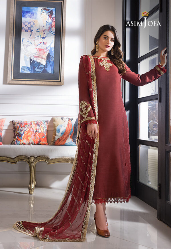 Asim Jofa Ajim-12 Embroidered
