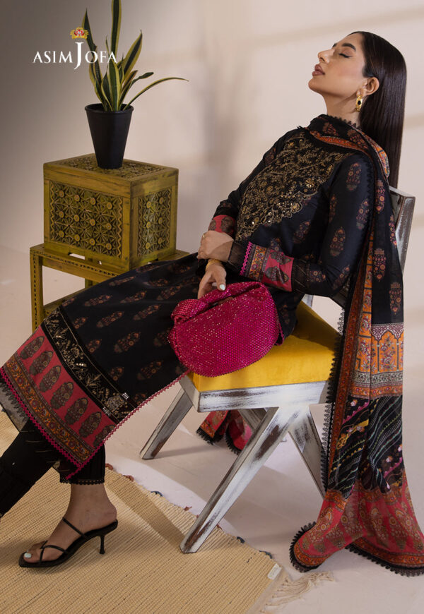 Asim Jofa Ajbp-09 Embroidered Cambric