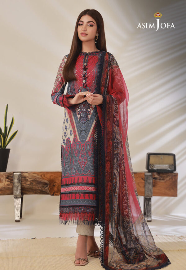 Asim Jofa Ajbp-14 Embroidered Cambric