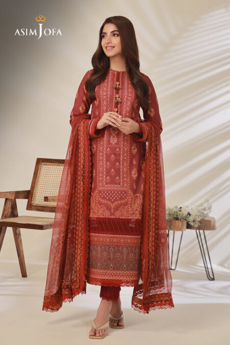 Asim Jofa Ajbp-03 Printed Cambric 