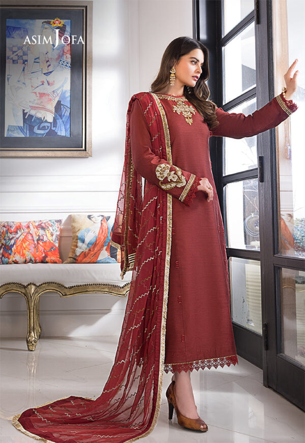 Asim Jofa Ajim-12 Embroidered