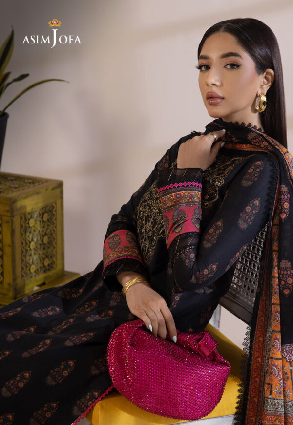 Asim Jofa Ajbp-09 Embroidered Cambric