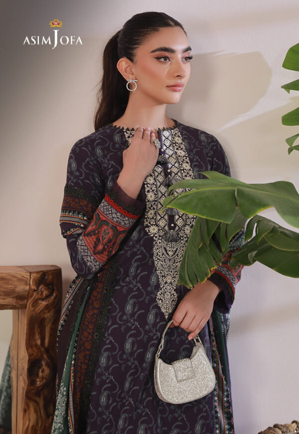Asim Jofa Ajbp-07 Embroidered Cambric