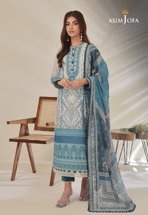 Asim Jofa Ajbp-02 Printed Cambric