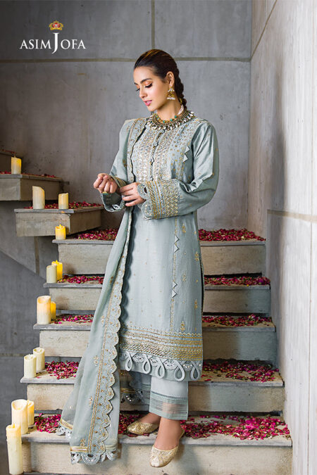 Asim Jofa Ajck-03 Embroidered