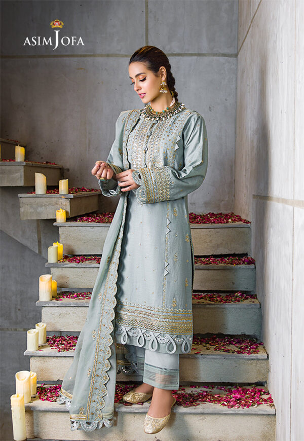 Asim Jofa Ajck-03 Embroidered