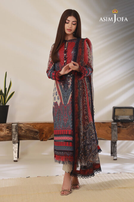 Asim Jofa Ajbp-14 Embroidered Cambric 