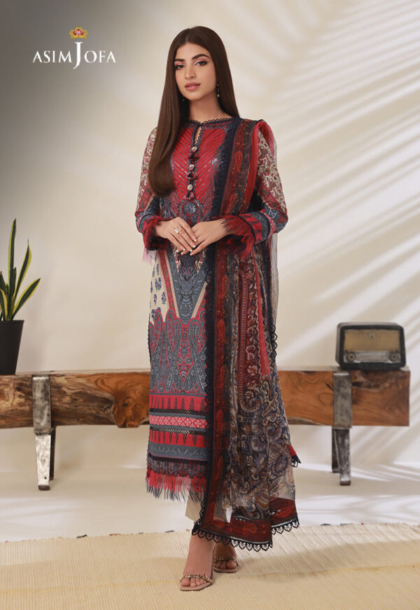Asim Jofa Ajbp-14 Embroidered Cambric