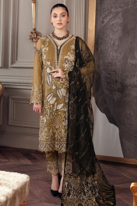 Ramsha Chiffon V05 A 504 Chevron