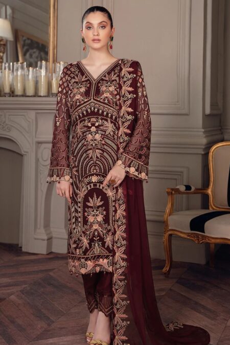 Ramsha Chiffon V05 A 507 Chevron